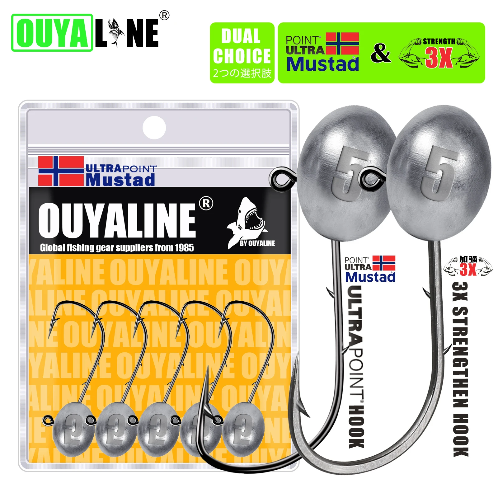 New 5pcs/lot Jig Head Hook 3X Rockfish Ajing Fishing Hook 0.8-7g For Soft Worm Lure Pesca Goods Bass Pike Trout Fish Accessories
New 5pcs/lot Jig Head Hook 3X Rockfish Ajing Fishing Hook 0.8-7g For Soft Worm Lure Pesca Goods Bass Pike Trout Fish Accessories