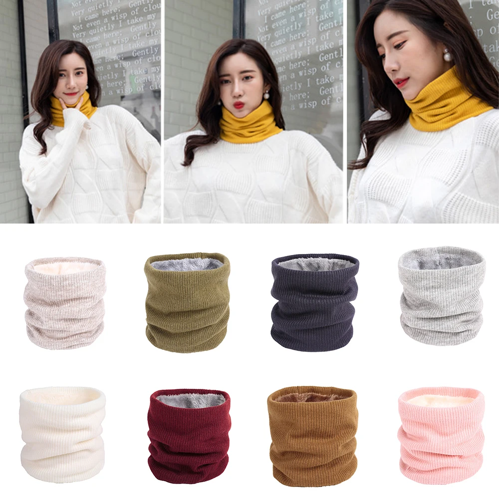Winter Scarf For Women Men Warm Cotton Brushed Solid Color Knitted Neck Warmer Circle Ski Climbing Scarf Neck Scarves
Winter Scarf For Women Men Warm Cotton Brushed Solid Color Knitted Neck Warmer Circle Ski Climbing Scarf Neck Scarves