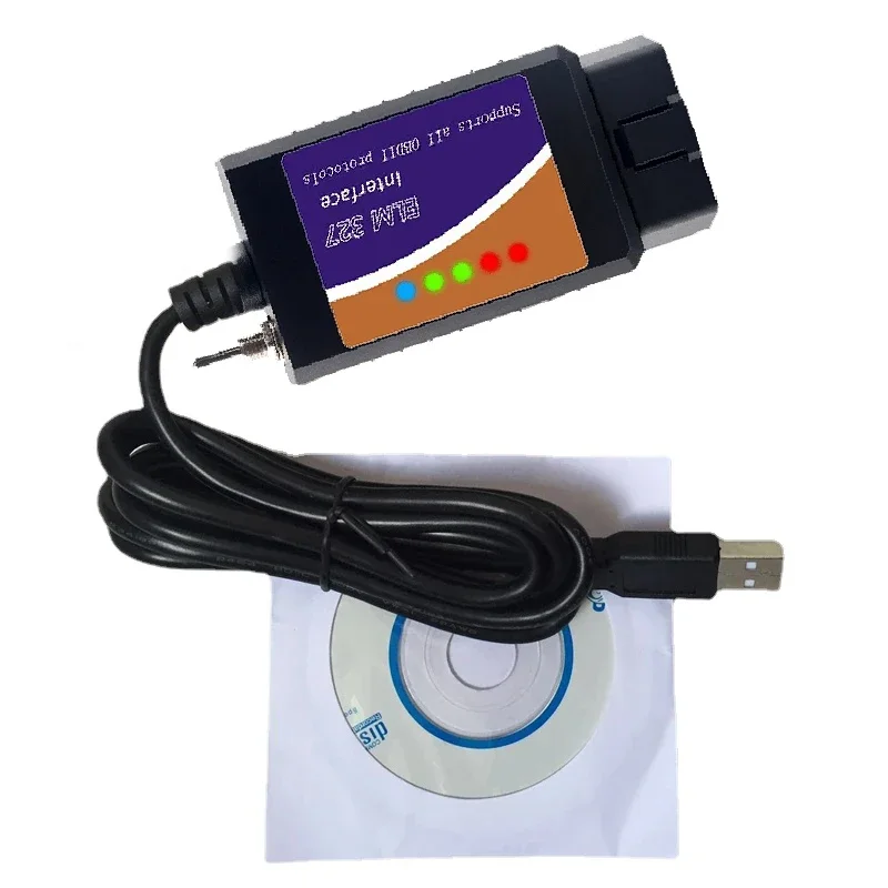 

ELM327 USB Scanner Diagnostic Tool ELM327 OBD2 Support Most OBDII Protocols Elm327 Usb Obd Code Readers Scan Tools Interface