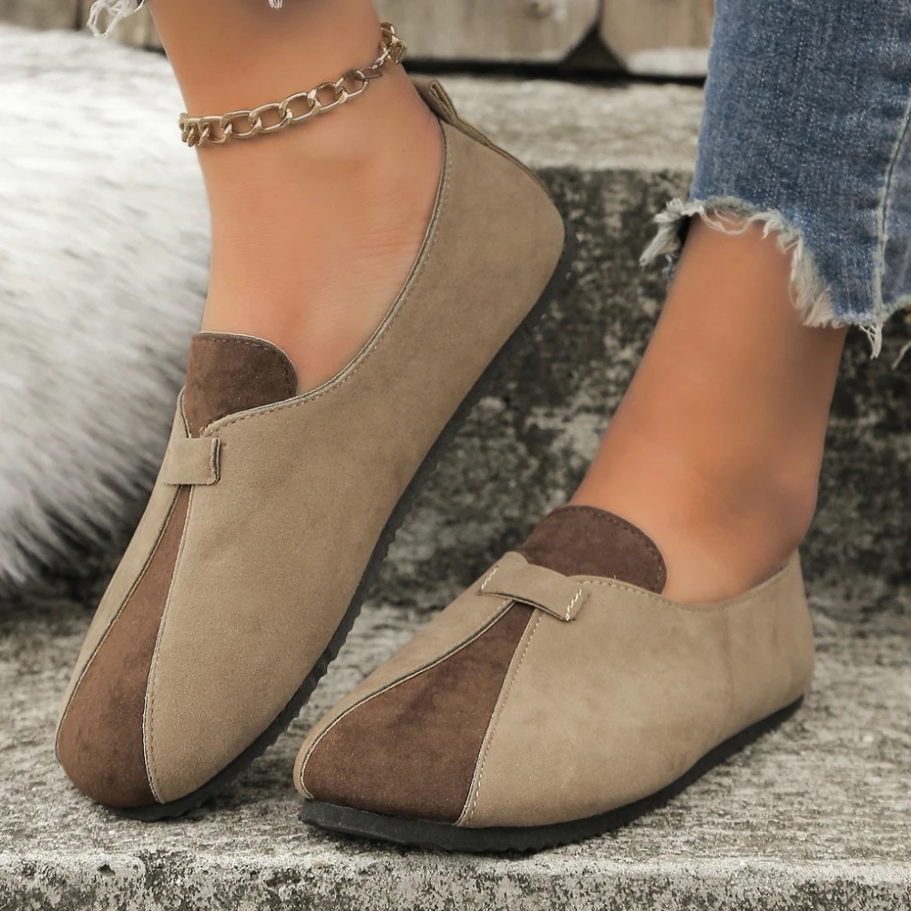

Casual Flat Shoes Women Round Toe Shallow Women's Loafers Retro Comfort Soft Sole Shoes Versatile Woman Shoes Zapatos De Mujer
