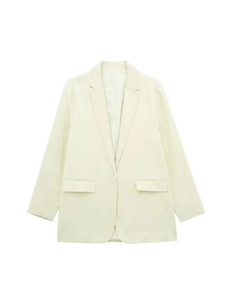 TRAF 2023 Blazer for Women Straight Button Jacket Women Long Sleeve Office Wear Blazer Woman Streetwear Coat Female Tops
TRAF 2023 Blazer for Women Straight Button Jacket Women Long Sleeve Office Wear Blazer Woman Streetwear Coat Female Tops