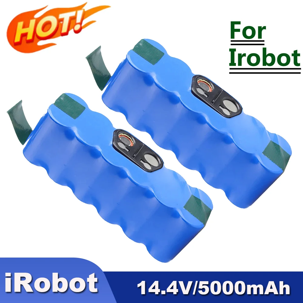 5000mAh Li-ion Battery For iRobot Roomba 500 600 700 800 Series 510 530 550 560 580 620 630 650 760 14.4V Vacuum Cleaner Battery
5000mAh Li-ion Battery For iRobot Roomba 500 600 700 800 Series 510 530 550 560 580 620 630 650 760 14.4V Vacuum Cleaner Battery