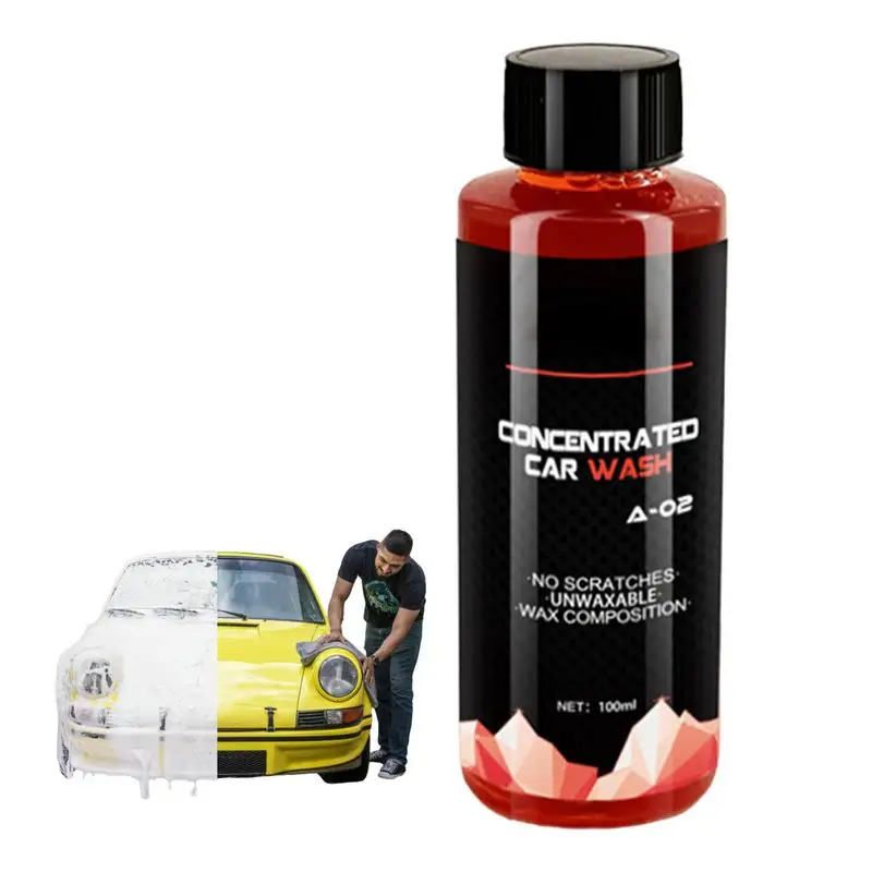 

Auto Wash Soap Vehicle Wash Shampoo 5.3oz Deep Clean & Restores High Foam Highly Concentrated Multifunctional Car Detailing