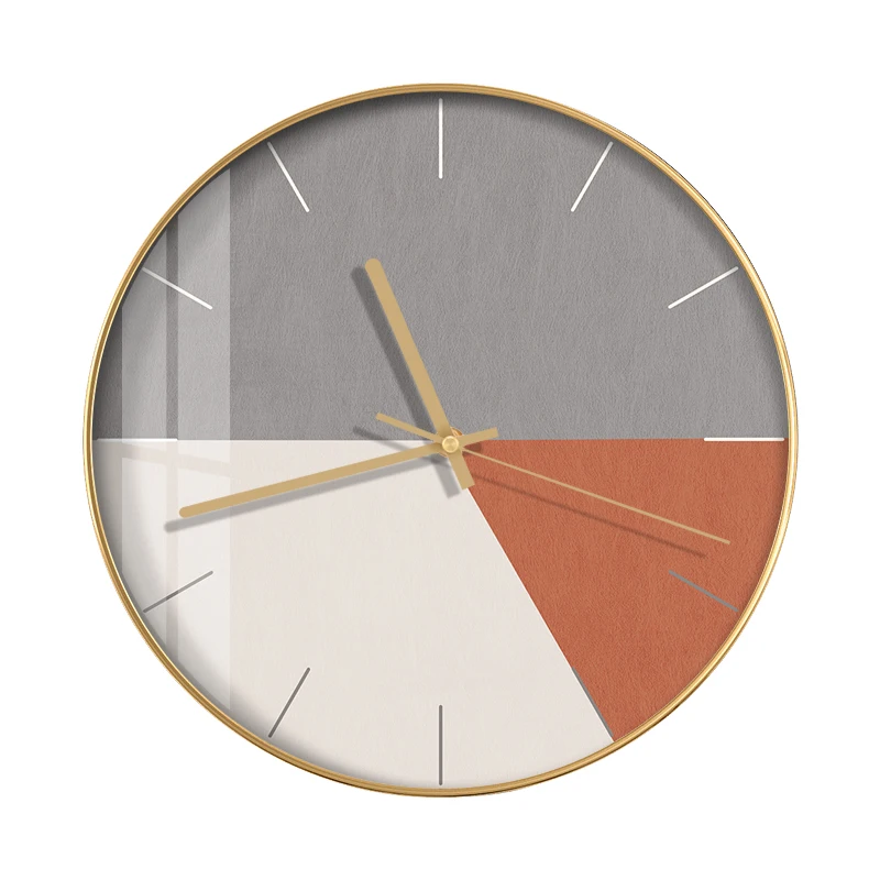 

Современные минималистичные декоративные часы для гостиной, домашние Модные индивидуальные и креативные настенные часы в скандинавском стиле