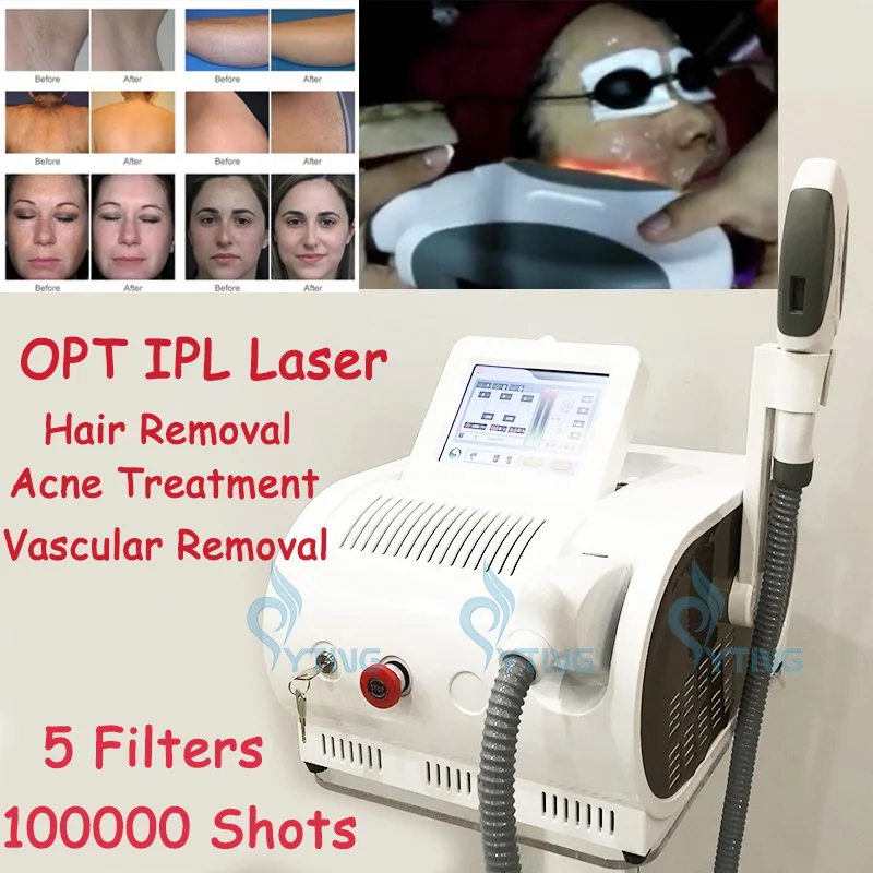 

Hair Removal Machine Professional OPT IPL Laser Elight Skin Rejuvenation Permanent Remove Blood Vessel Pigment