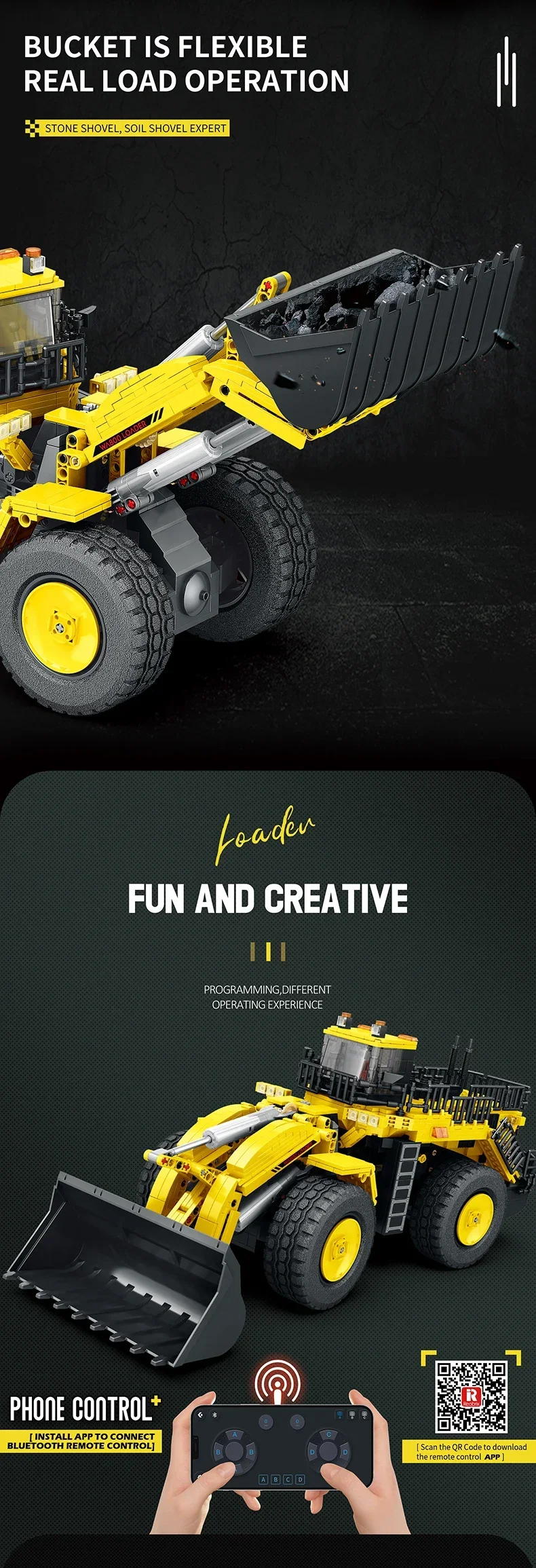 1876PCS Loader Forklift Building Blocks City Remote Control Engineering Vehicle Car Model Technology Blocks Kids Toys Gifts 1876PCS Loader Forklift Building Blocks City Remote Control Engineering Vehicle Car Model Technology Blocks Kids Toys Gifts