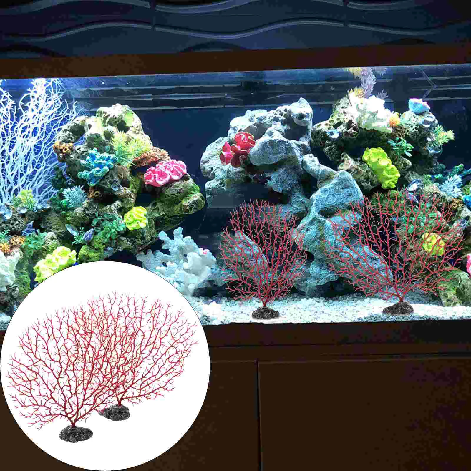 2 Pcs Fish Landscaping Iron Tree Fake Plants Aquarium Sea Fan Coral Reef Household Decor Landscape Grass Water
2 Pcs Fish Landscaping Iron Tree Fake Plants Aquarium Sea Fan Coral Reef Household Decor Landscape Grass Water