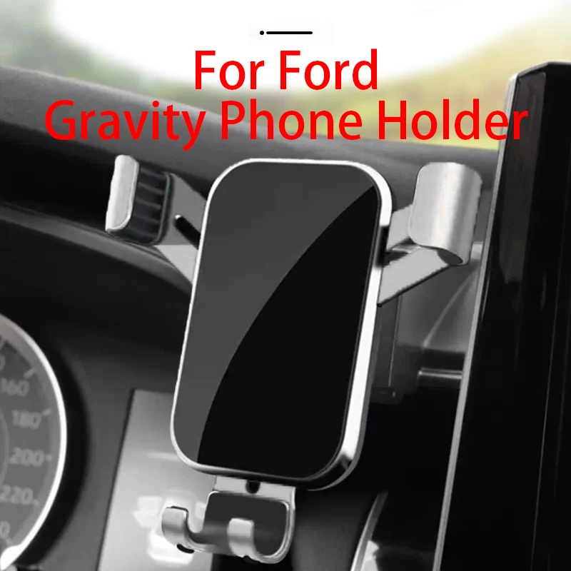

For Car Cell Phone Holder Air Vent Mount GPS Gravity Navigation Accessories for Ford Escort 2015 to 2022 YEAR