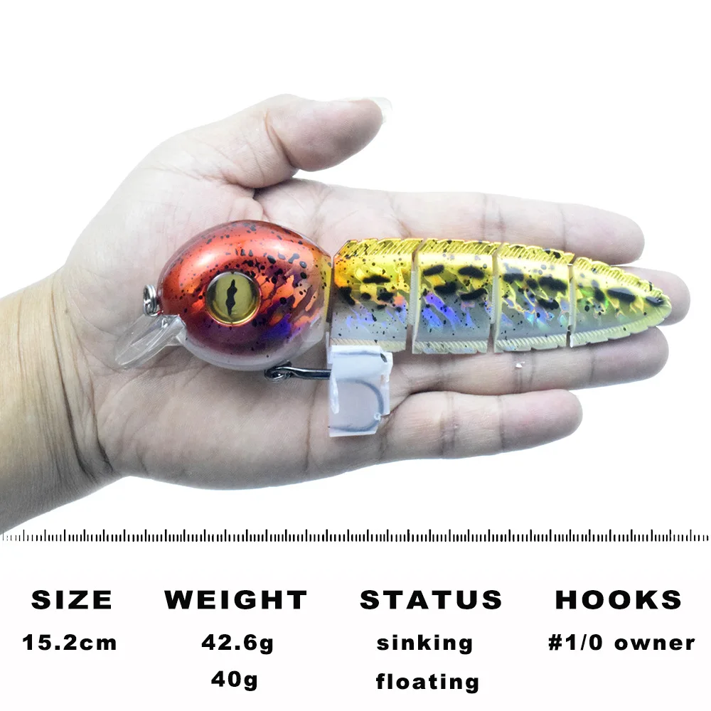 Little Bee Artificial Fish 15.2cm Artificial Turtle with Water Flap Lure Lure Artificial Jointed Perch Pike Lure
Little Bee Artificial Fish 15.2cm Artificial Turtle with Water Flap Lure Lure Artificial Jointed Perch Pike Lure