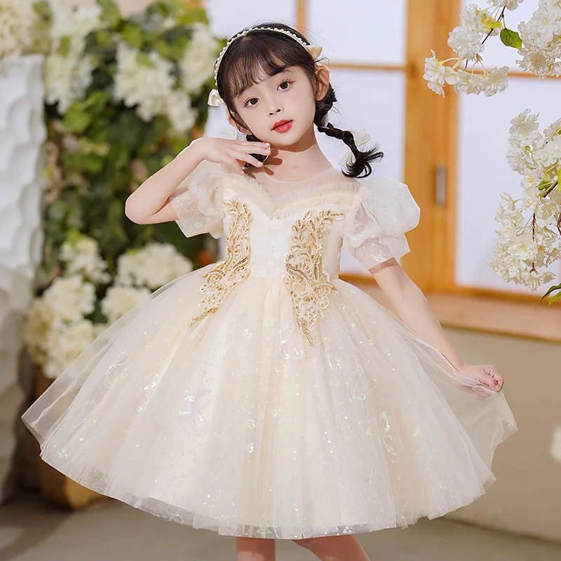 Children's Dress Princess Dress 2024 Summer New Flower Girl Fashion Show Dress Girl Costume for Piano Performance Summer Laishi
Children's Dress Princess Dress 2024 Summer New Flower Girl Fashion Show Dress Girl Costume for Piano Performance Summer Laishi