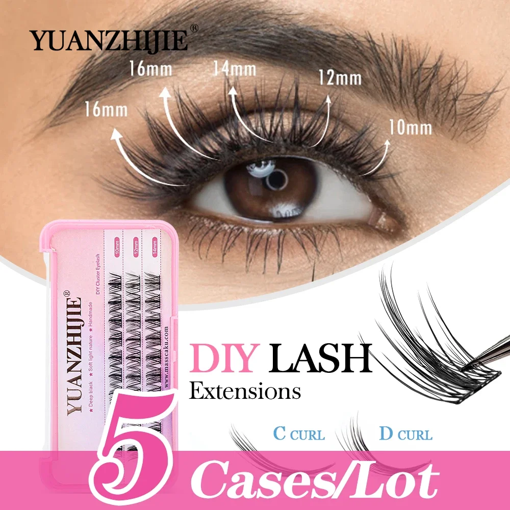 5case/lot High Quality YUANZHIJIE DIY Clusters Eyelashes Extension Segmented Soft Ribbon Individual Mink False Lashes Bundles
5case/lot High Quality YUANZHIJIE DIY Clusters Eyelashes Extension Segmented Soft Ribbon Individual Mink False Lashes Bundles