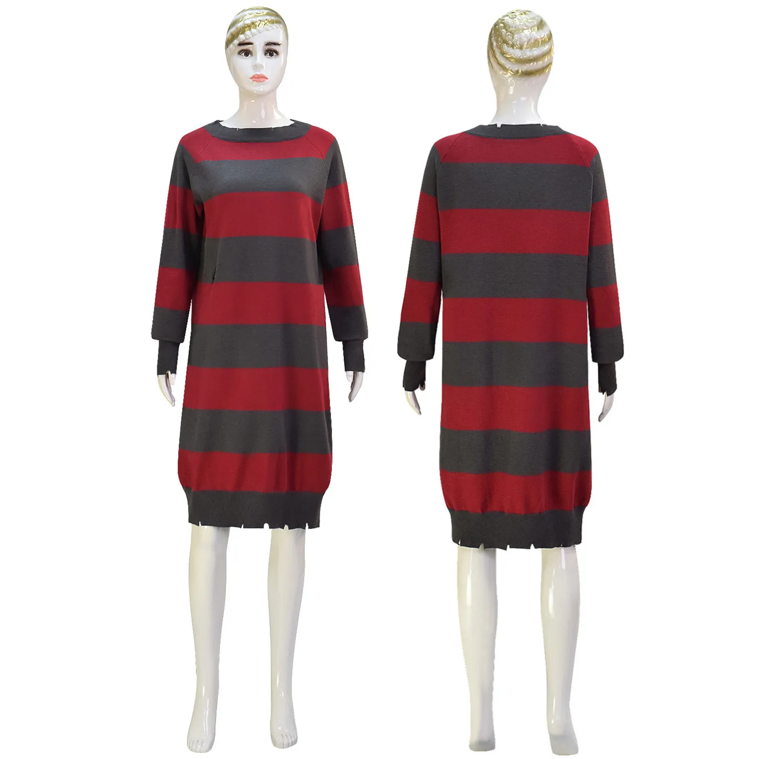 Freddy Cosplay Krueger Costume Adult Women Dress Suits Girls Halloween Carnival Disguise Party Costume
Freddy Cosplay Krueger Costume Adult Women Dress Suits Girls Halloween Carnival Disguise Party Costume