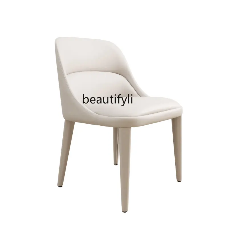 Italian Home Backrest Fabric Leather Dining Chair Casual and Comfortable Stool Leisure Chair
Italian Home Backrest Fabric Leather Dining Chair Casual and Comfortable Stool Leisure Chair