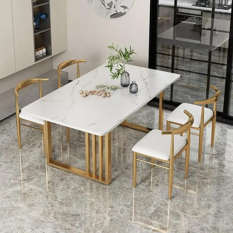 Plate Dining Table Modern Small Apartment Dining Conference Table Simple Living Room Commercial Rectangular Table
Plate Dining Table Modern Small Apartment Dining Conference Table Simple Living Room Commercial Rectangular Table
