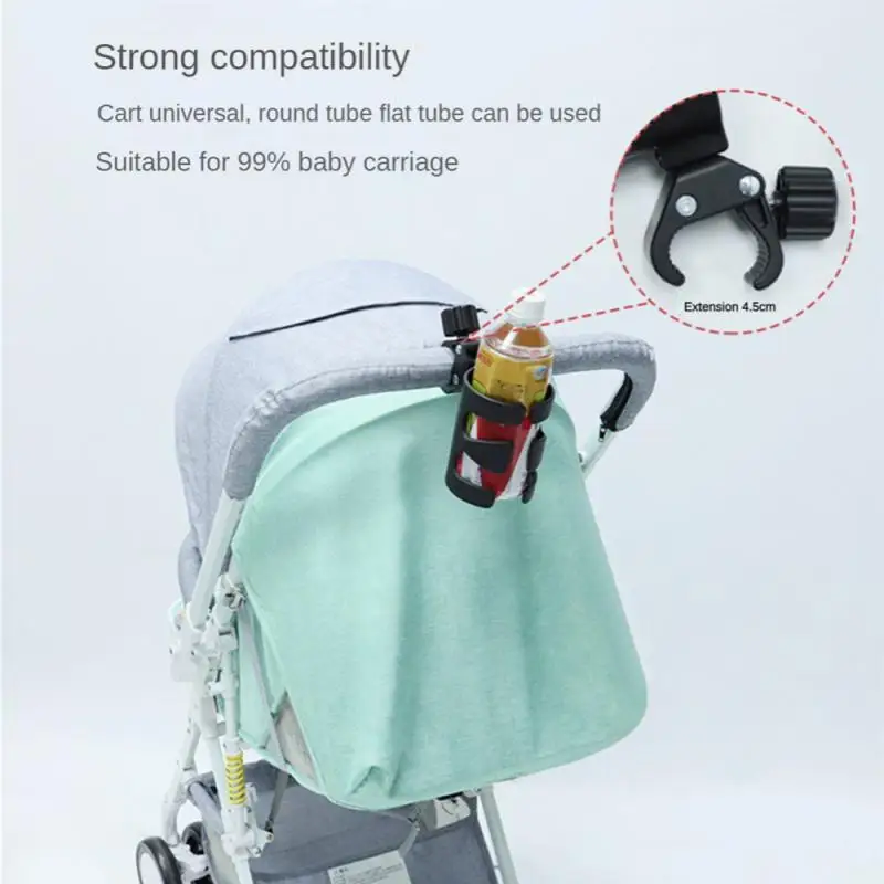 

Baby Stroller Cup Holder Universal 360 Rotatable Drink Bottle Rack for Pram Pushchair Wheelchair Accessories