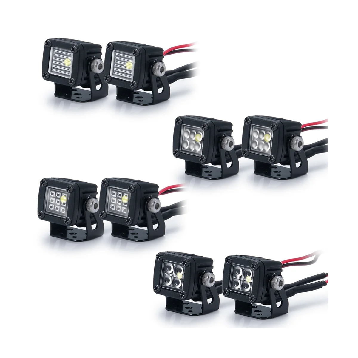 LED Lights Bright Headlights Spotlight for 1/10 RC Crawler Car TRX4 Axial SCX10 90046 Wraith RR10 VS4-10 Redcat Gen8,B
LED Lights Bright Headlights Spotlight for 1/10 RC Crawler Car TRX4 Axial SCX10 90046 Wraith RR10 VS4-10 Redcat Gen8,B