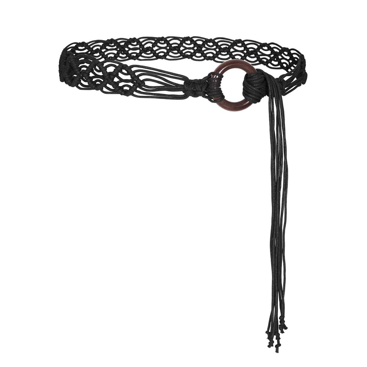 Macrame Braided Belt - 2025 Boho Rope Knot Waist Tie 10 Sbe72af30f15642bc866439e66482f7e9G