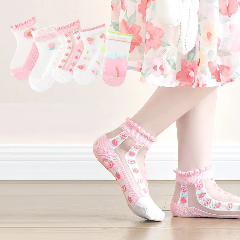 5 Pair/Lot Summer Children Cotton Socks Fashion Cute Cartoon Mesh For 2023 Spring 1-12 Year Kids Teen Student Boy Girl Baby Sock
5 Pair/Lot Summer Children Cotton Socks Fashion Cute Cartoon Mesh For 2023 Spring 1-12 Year Kids Teen Student Boy Girl Baby Sock
