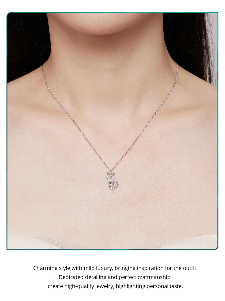 925 Sterling Silver Little Fox Necklace Pendant Cute Animals Adjustable Chopin Chain For Elegant Women Party Fine Jewelry 2 Mallzona Sbe7446052605404ca17d15b35ddc4b6ed 925 Sterling Silver Little Fox Necklace Pendant Cute Animals Adjustable Chopin Chain For Elegant Women Party Fine Jewelry Mallzona