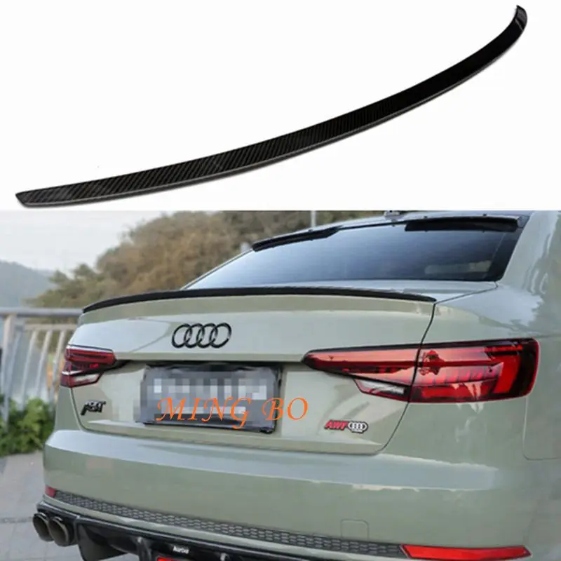 For AUDI A4 S4 RS4 B9 Sedan S style Carbon fiber FRP glossy black Rear Spoiler Trunk Wing Car tuning accessories 2017+
For AUDI A4 S4 RS4 B9 Sedan S style Carbon fiber FRP glossy black Rear Spoiler Trunk Wing Car tuning accessories 2017+