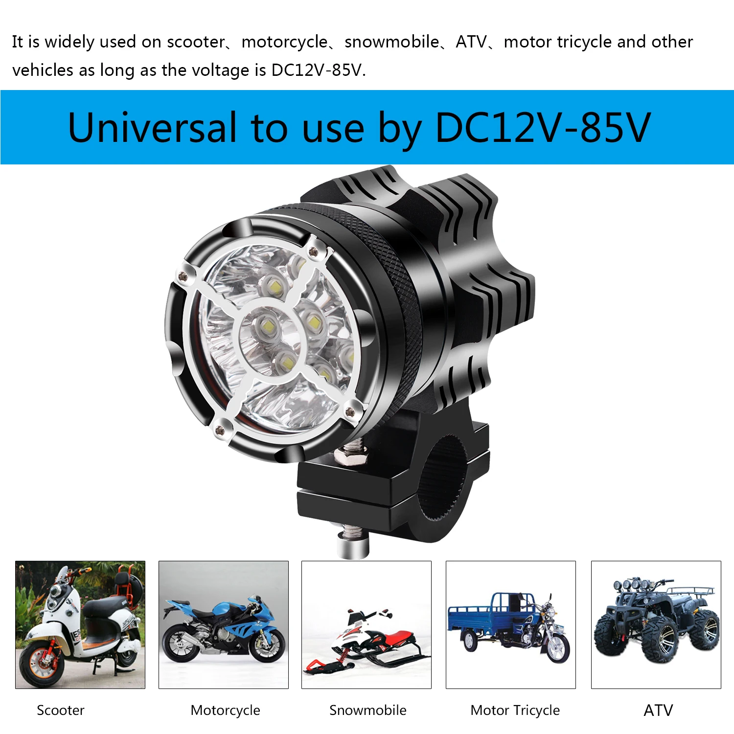 Universal 90W Motorcycle Headlight LED Motorbike Spotlights 5500LM Fog Bulb Foglight Auxiliary Driving Lamp Waterproof ZH-738A3
Universal 90W Motorcycle Headlight LED Motorbike Spotlights 5500LM Fog Bulb Foglight Auxiliary Driving Lamp Waterproof ZH-738A3