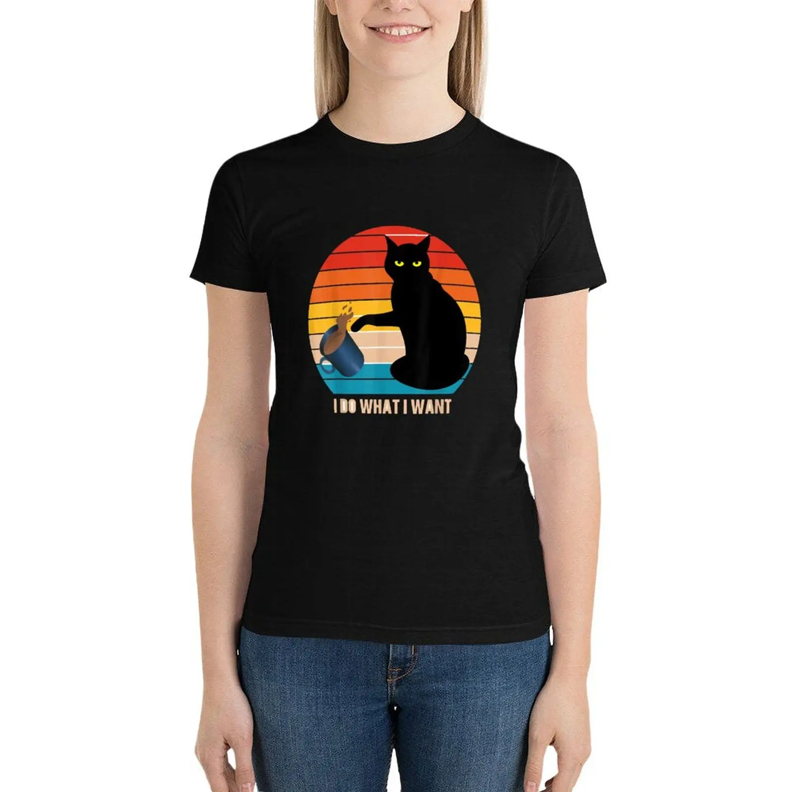 Черная кошка, я делаю то, что хочу, футболки, топы, аниме одежда, корейская мода, искусственная футболка, платье для женщин
Черная кошка, я делаю то, что хочу, футболки, топы, аниме одежда, корейская мода, искусственная футболка, платье для женщин