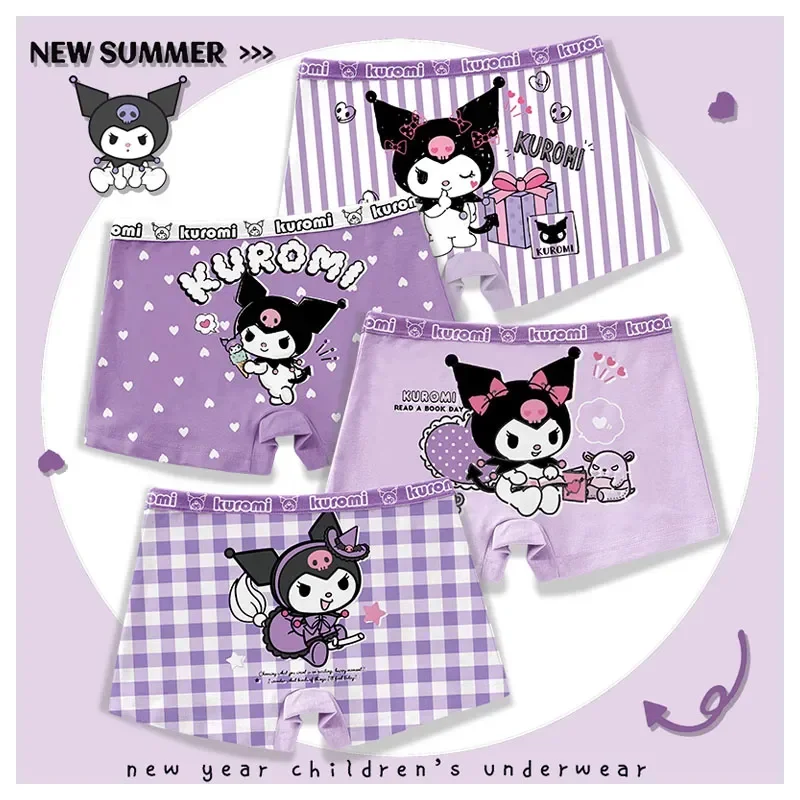 Cartoon Anime Kawaii Sanrioed Series Kuromi Hellokittys Cotton Children's Underpants Suit Cute Comfortable Underwear Kids Gift
Cartoon Anime Kawaii Sanrioed Series Kuromi Hellokittys Cotton Children's Underpants Suit Cute Comfortable Underwear Kids Gift