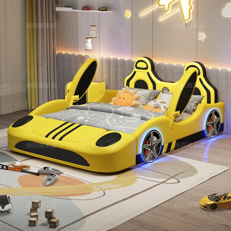 children's bed, boy's sports car bed, cartoon plane, multifunctional guardrail bed, genuine leather, adolescent students
children's bed, boy's sports car bed, cartoon plane, multifunctional guardrail bed, genuine leather, adolescent students