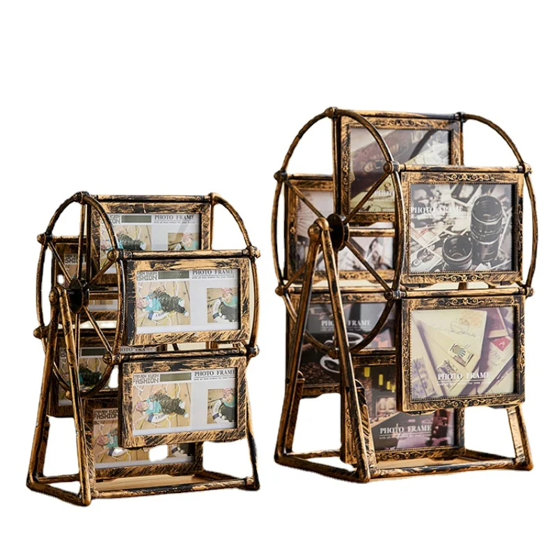 Creative Ferris Wheel Photo Frame Rotating Windmill Album Small Ornaments Retro DIY Handmade Personality Photo Frame
Creative Ferris Wheel Photo Frame Rotating Windmill Album Small Ornaments Retro DIY Handmade Personality Photo Frame