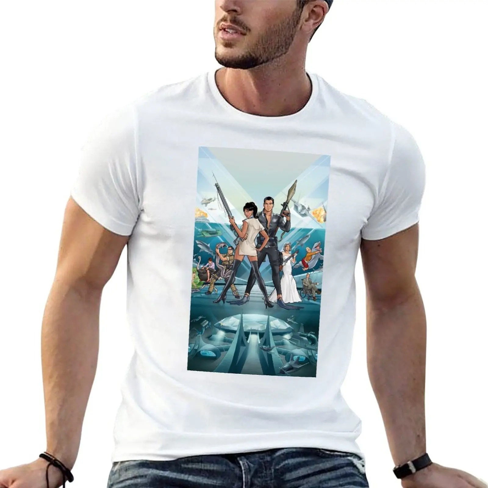 

New Archer and Lana T-Shirt quick drying t-shirt t-shirts man mens workout shirts