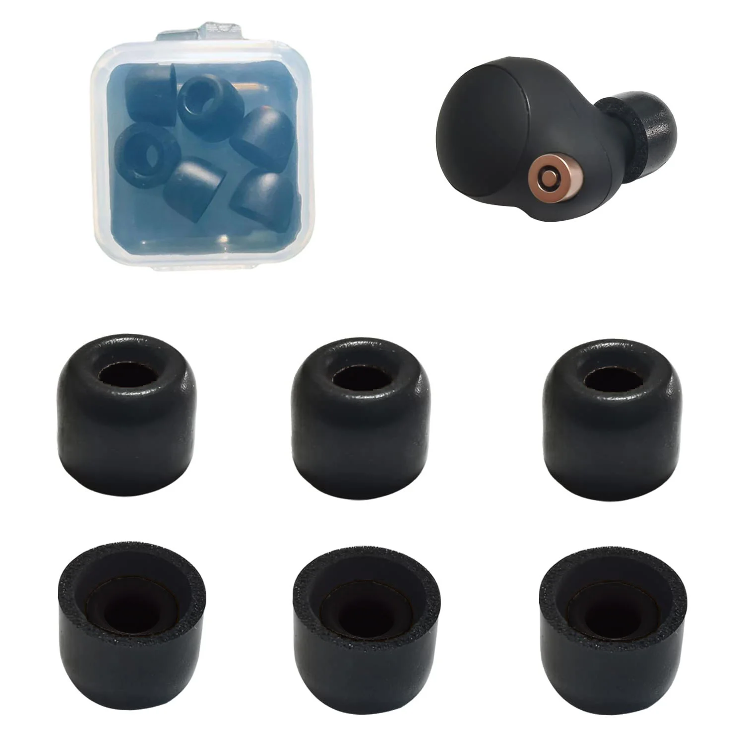 Memory Foam For Earbuds Ear Cover Earplug Noise Isolation Anti-slip Improve Sound Quality For Earbuds For WF-1000XM4
Memory Foam For Earbuds Ear Cover Earplug Noise Isolation Anti-slip Improve Sound Quality For Earbuds For WF-1000XM4