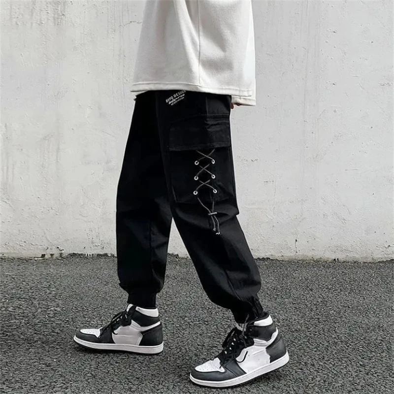 Casual Men's Cargo Pants Fashion Streetwear Web Pocket Harem Pants Male Trendy Hip Hop Sweatpants Spring Summer
Casual Men's Cargo Pants Fashion Streetwear Web Pocket Harem Pants Male Trendy Hip Hop Sweatpants Spring Summer