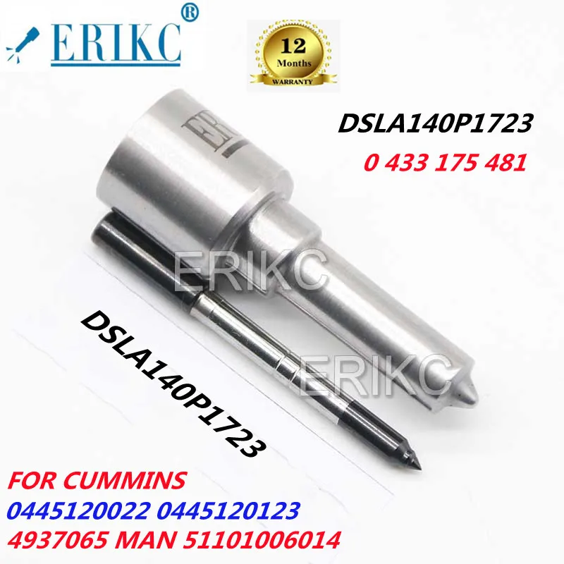 

ERIKC DSLA140P1723 Fuel Injection Nozzle OEM 0 433 175 481 FOR CUMMINS 0445120022 0445120123 4937065 MAN 51101006014