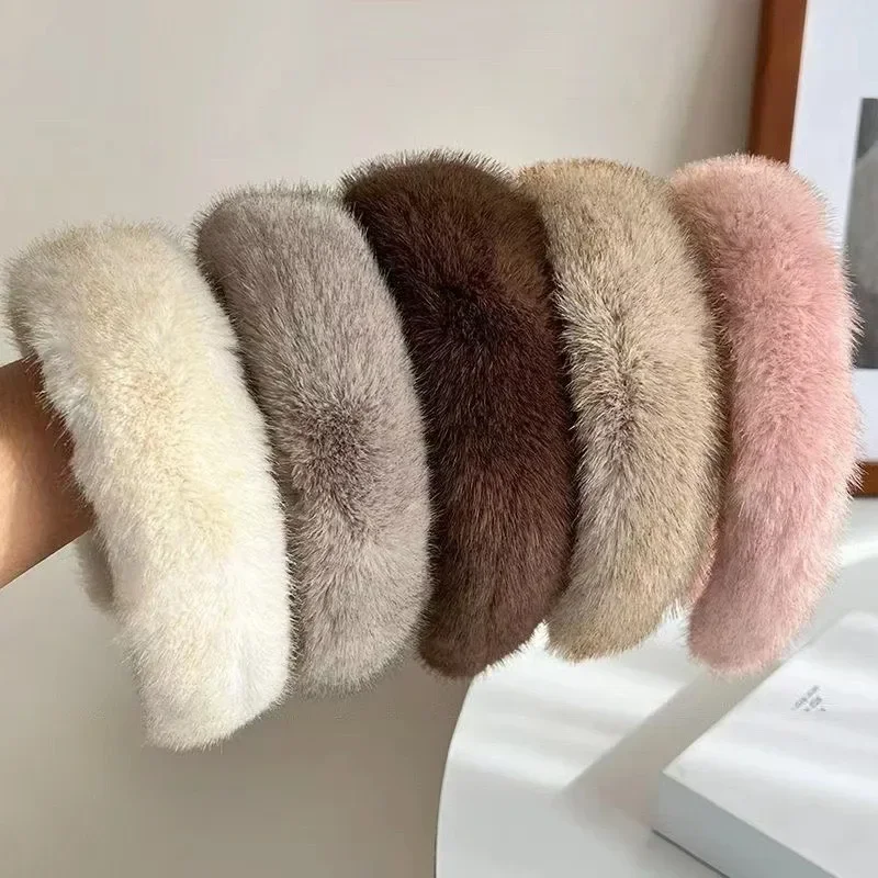 Retro Winter Imitation Mink Fur Faux Fur Hairbands Women Girls Plush Widen Thicken Soft Hair Hoop Hair Accessories Headband
Retro Winter Imitation Mink Fur Faux Fur Hairbands Women Girls Plush Widen Thicken Soft Hair Hoop Hair Accessories Headband