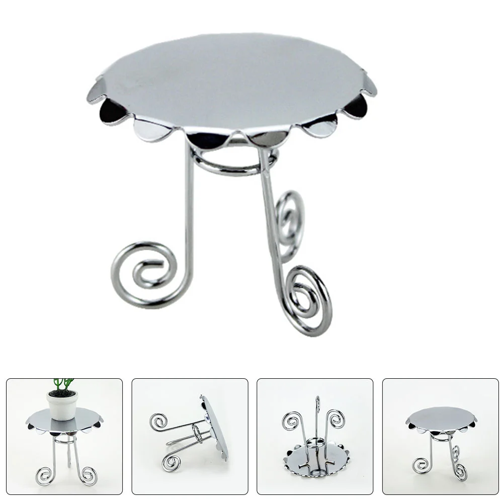 Mini Simulation Coffee Table Child Decor Miniture House Furniture Metal Miniature
Mini Simulation Coffee Table Child Decor Miniture House Furniture Metal Miniature