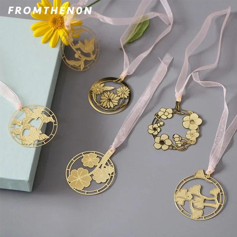 Латунная полая Закладка от fromthonon, роза, цветок гинкго, желтый, маленький свежий изысканный металл, Закладка для книг, украшение, индексные принадлежности
Латунная полая Закладка от fromthonon, роза, цветок гинкго, желтый, маленький свежий изысканный металл, Закладка для книг, украшение, индексные принадлежности