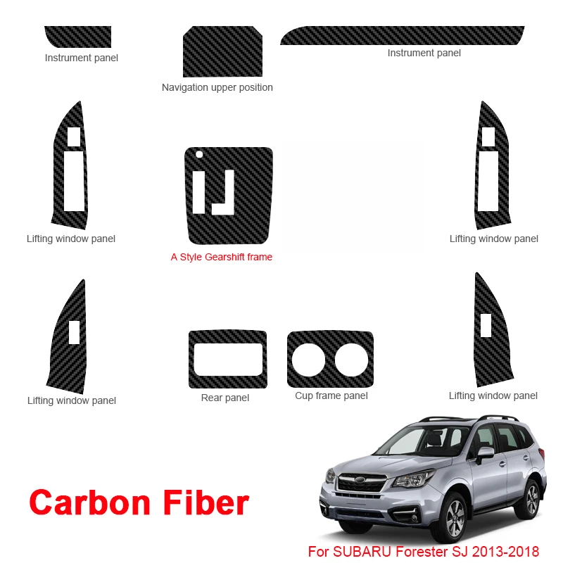 For Subaru Forester SK SJ 2013-2025 Car Interior Sticker Lifting Window Panel Decal Gear Box Dashboard Protective Film Accessory
For Subaru Forester SK SJ 2013-2025 Car Interior Sticker Lifting Window Panel Decal Gear Box Dashboard Protective Film Accessory