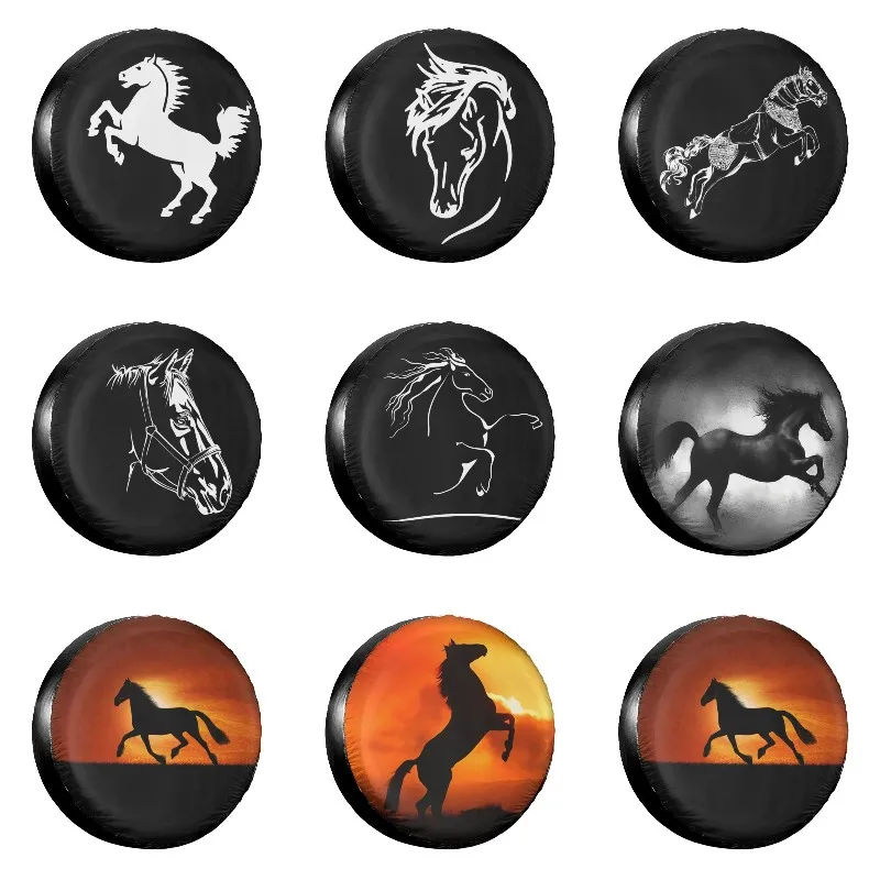 Horse Logo Spare Tire Cover Case Bag Pouch Dust-Proof Fashion Animal Wheel Covers for Mitsubishi Pajero Car Inch
Horse Logo Spare Tire Cover Case Bag Pouch Dust-Proof Fashion Animal Wheel Covers for Mitsubishi Pajero Car Inch