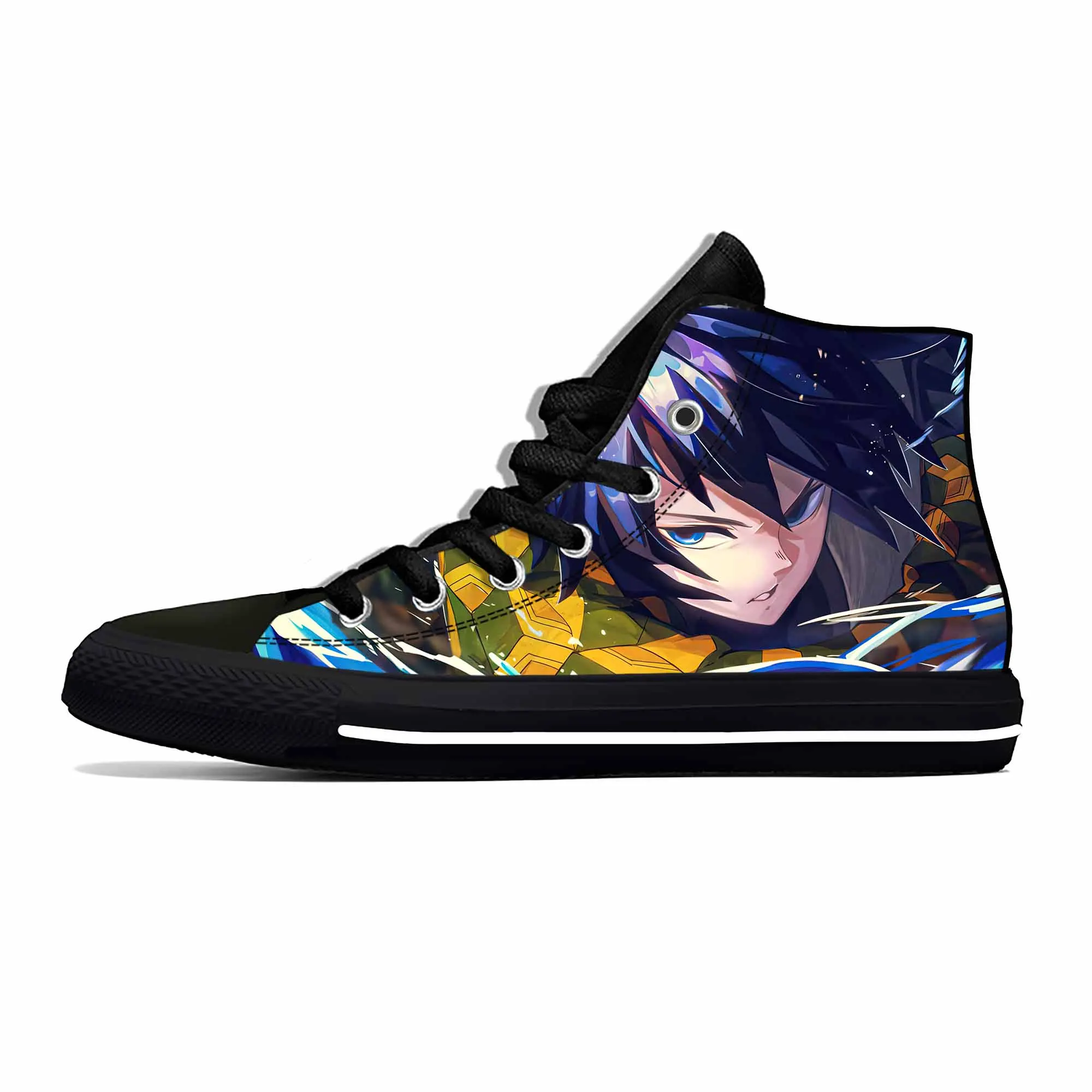 Anime Demon Slayer Kimetsu no Yaiba Tomioka Giyu Casual Cloth Shoes High Top Comfortable Breathable 3D Print Men Women Sneakers
Anime Demon Slayer Kimetsu no Yaiba Tomioka Giyu Casual Cloth Shoes High Top Comfortable Breathable 3D Print Men Women Sneakers