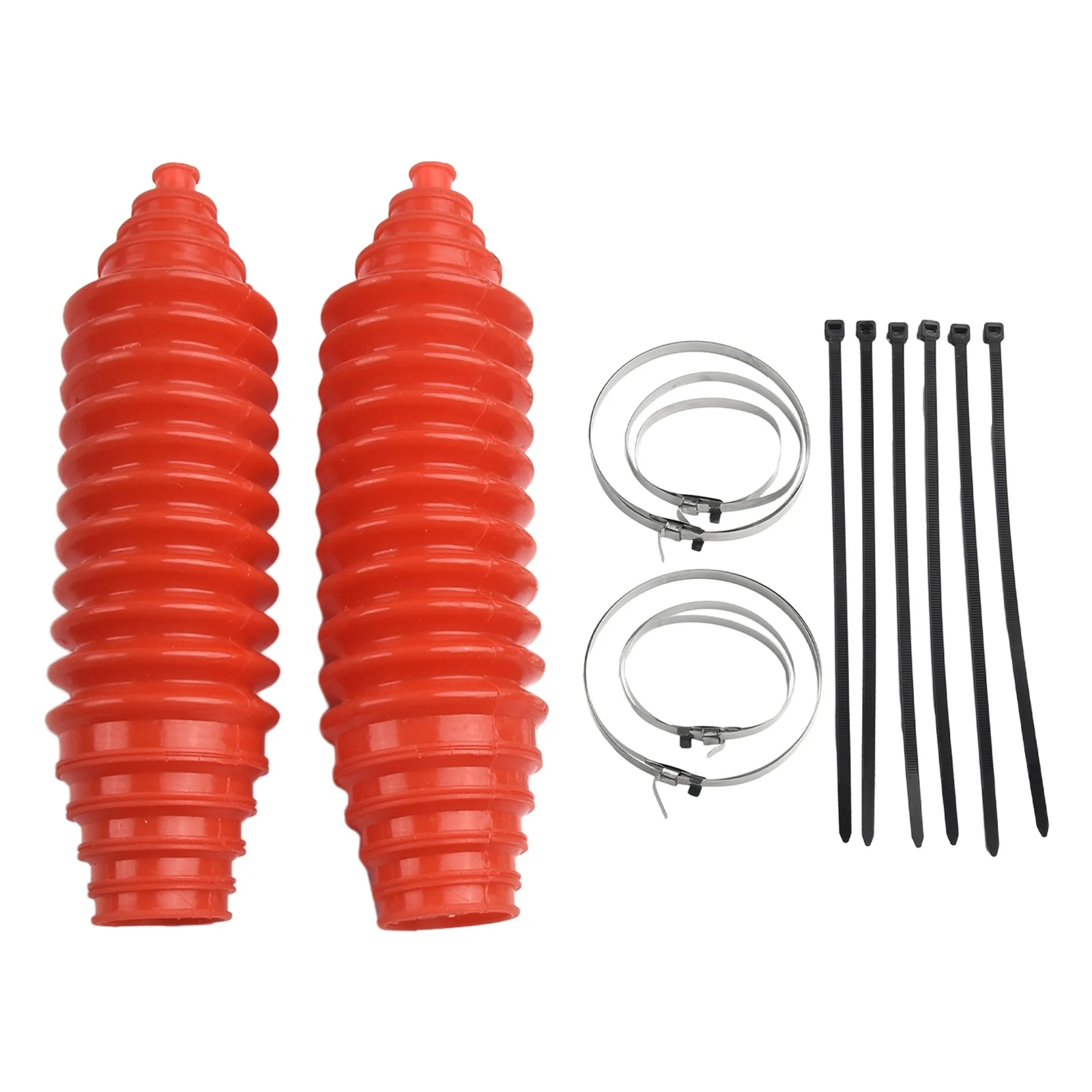 2 Sets CV Boot Kit Silicone Rack And Pinion Steering Boot Pinion Boot Gaiter Kit Car Gaiter Pinion Boots With Tie And Clips
2 Sets CV Boot Kit Silicone Rack And Pinion Steering Boot Pinion Boot Gaiter Kit Car Gaiter Pinion Boots With Tie And Clips
