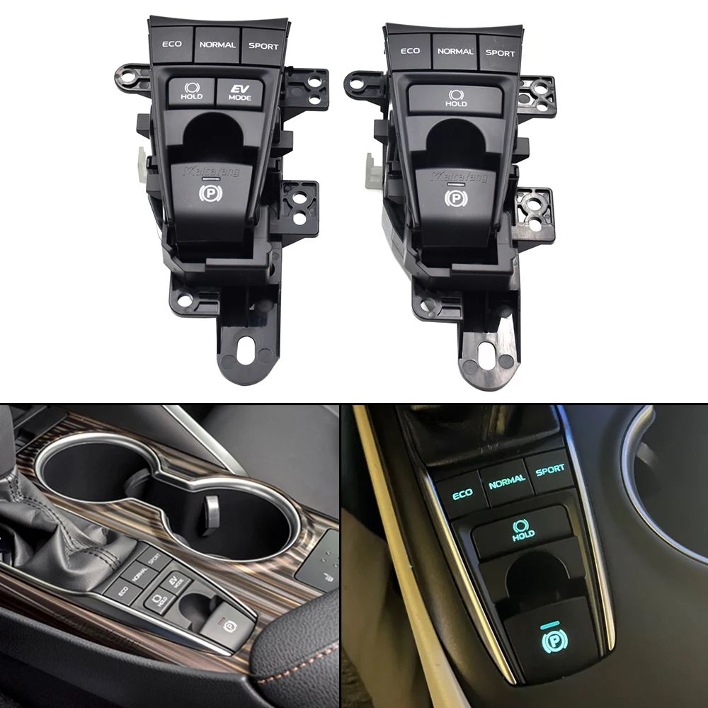 Car styling For Toyota Camry xv70 v70 18-19 Electronic Parking Brake Switch Handbrake Button ECO Sport Mode Switch 84390-06060
Car styling For Toyota Camry xv70 v70 18-19 Electronic Parking Brake Switch Handbrake Button ECO Sport Mode Switch 84390-06060