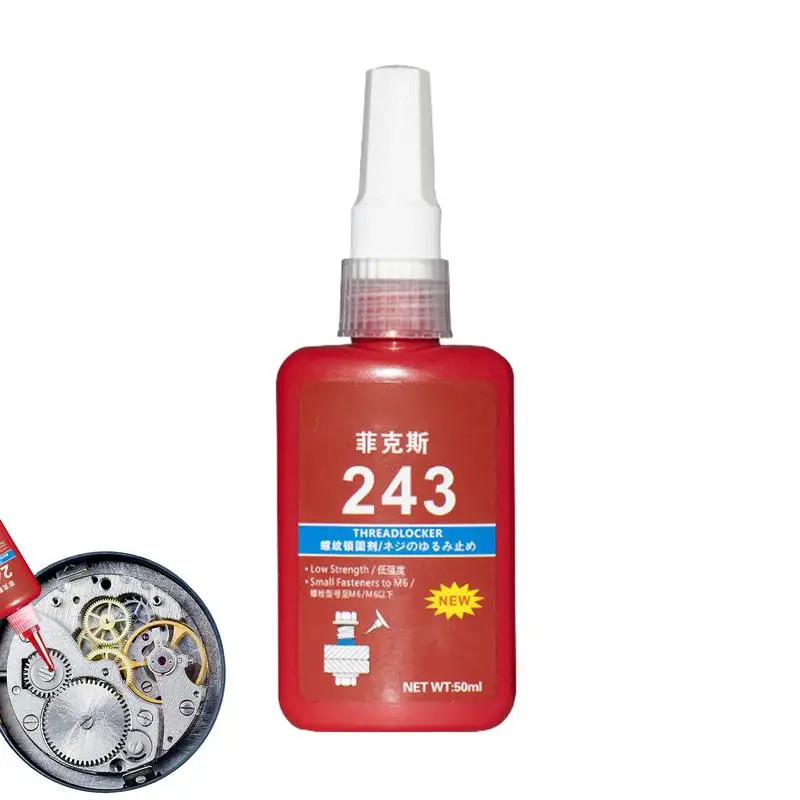 

Super Glue For Metal 50ml Anti-slip High Strength Anaerobic Glue Home Must Have Thread Glue For Screws Aluminum Alloy Metal Tube