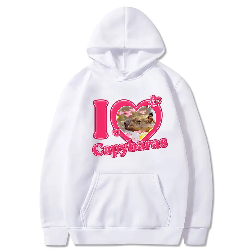 I Love Capybaras Graphic Print Hoodie Men Women Fashion Casual Oversized Loose Hooded Sweatshirts Cotton Gothic Harajuku Clothes
I Love Capybaras Graphic Print Hoodie Men Women Fashion Casual Oversized Loose Hooded Sweatshirts Cotton Gothic Harajuku Clothes