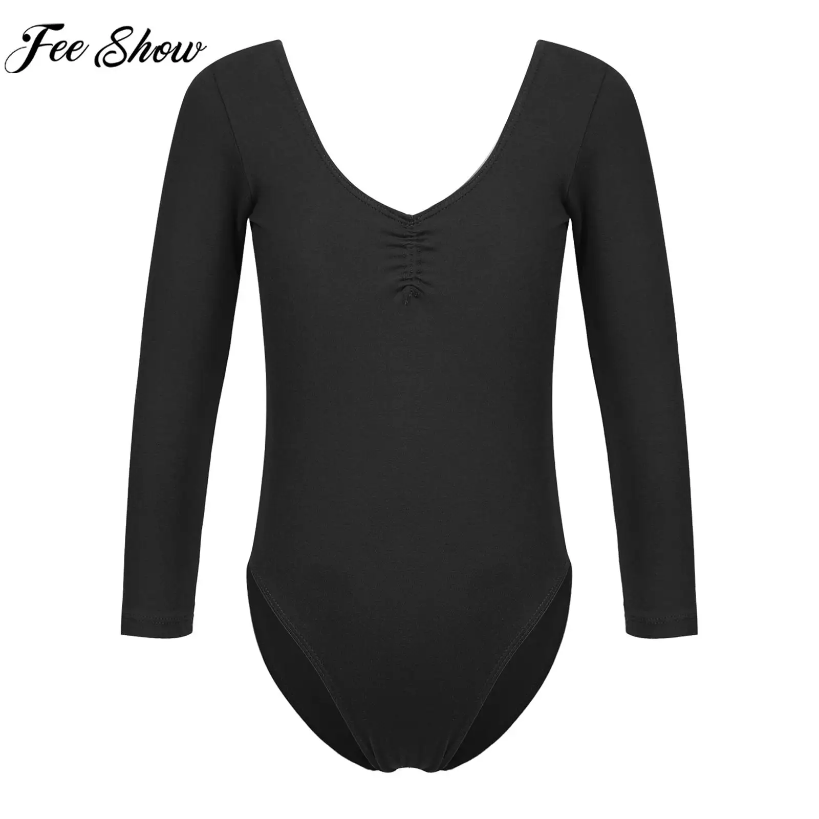 Girls Ballet Leotard Long Sleeve Solid Color Gymnastic Bodysuit Ballerina Ballet Tutu Dance Class Training Performance Dancewear
Girls Ballet Leotard Long Sleeve Solid Color Gymnastic Bodysuit Ballerina Ballet Tutu Dance Class Training Performance Dancewear