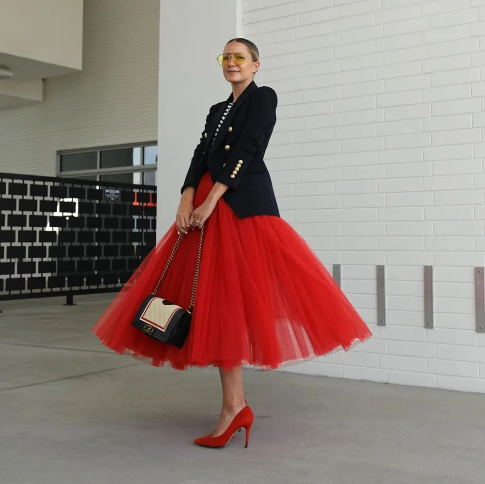 Fashion Red Long Skirts Tulle Lush Maxi Skirts Midi jupe femme Trendy Women Skirt Party Photogeaohy
Fashion Red Long Skirts Tulle Lush Maxi Skirts Midi jupe femme Trendy Women Skirt Party Photogeaohy