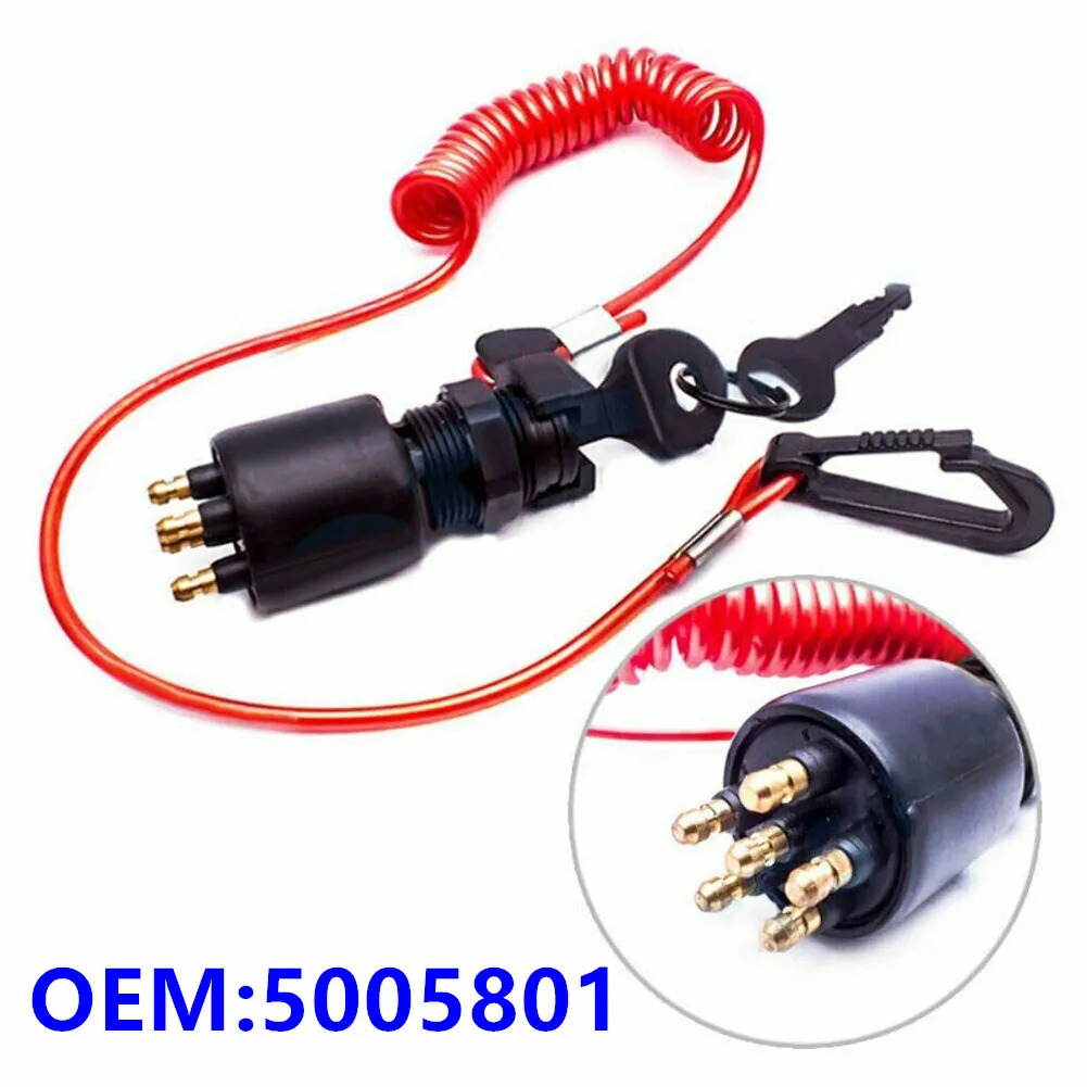 Safety Lanyard Ignition Switch Ignition On-off Key Switch Push To Choke Safety Tether Evinrude/Johnson Outboard Motor
Safety Lanyard Ignition Switch Ignition On-off Key Switch Push To Choke Safety Tether Evinrude/Johnson Outboard Motor