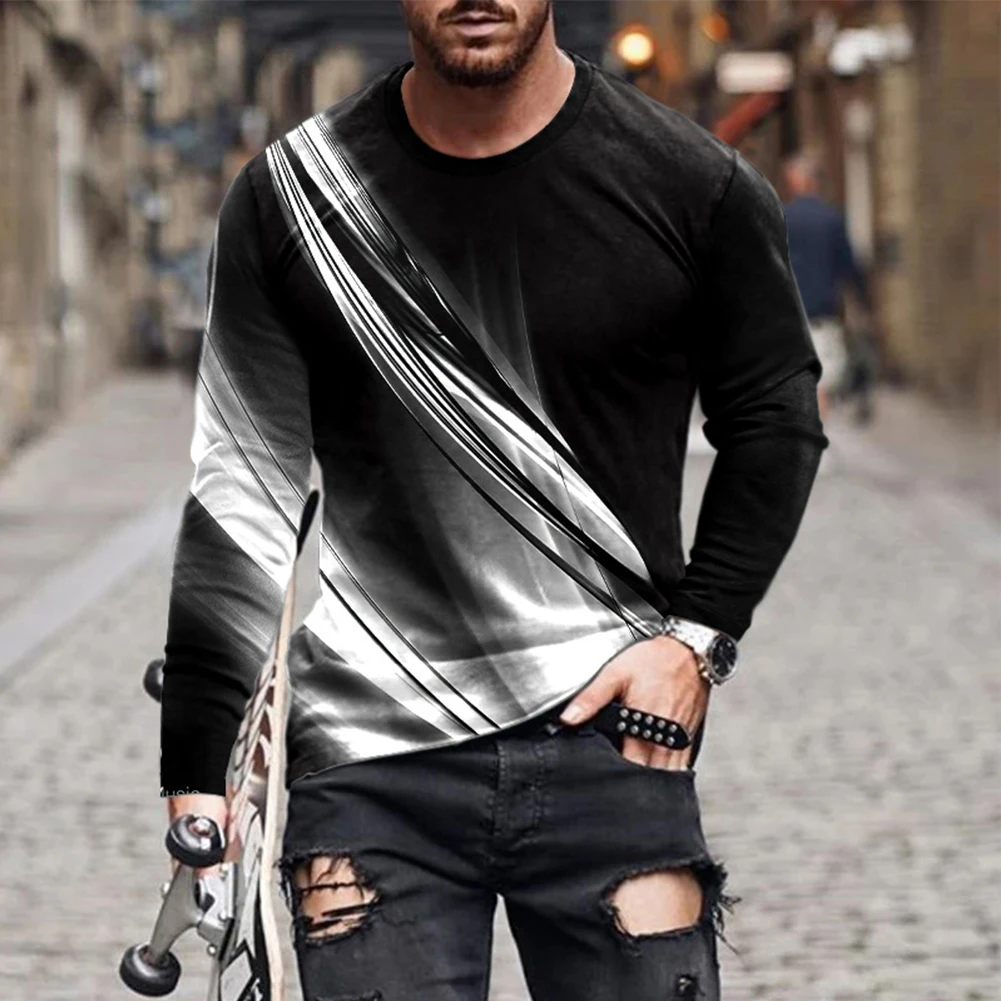 Men Long Sleeve Pullover Casual Digital Print T Shirt Crew Neck Slim Fit Muscle Blouse Tops Tee Streetwear Fashion Men's Shirts
Men Long Sleeve Pullover Casual Digital Print T Shirt Crew Neck Slim Fit Muscle Blouse Tops Tee Streetwear Fashion Men's Shirts