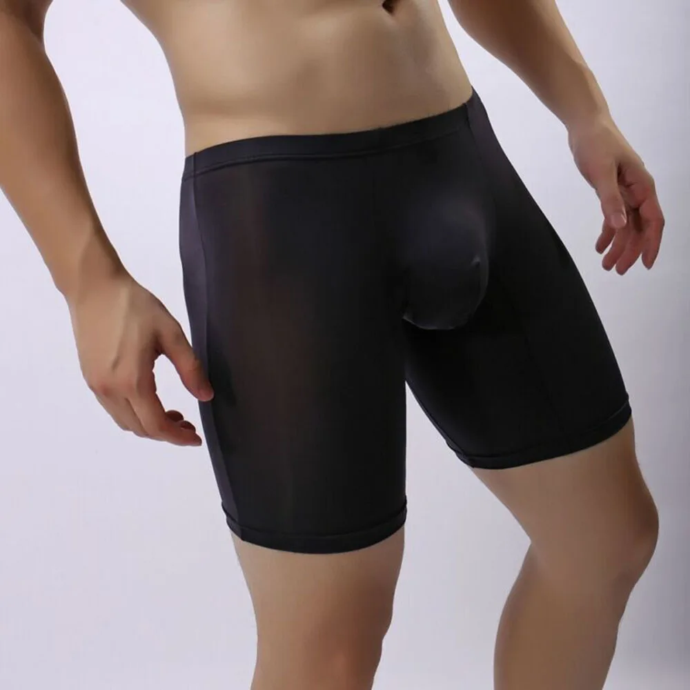 Men's Sexy Boxers Lenthen Ultra-thin Sheer Seamless Underwear Transparent Mesh Trunks Bugle Pouch Briefs Slim Elastic Underpants
Men's Sexy Boxers Lenthen Ultra-thin Sheer Seamless Underwear Transparent Mesh Trunks Bugle Pouch Briefs Slim Elastic Underpants