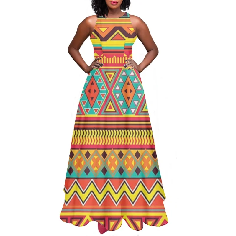Tribal Pattern Women Long Dress Patchwork Summer Casual Lady Maxi Dresses Female Off-the-shoulder Vestido Feminino Streetwear
Tribal Pattern Women Long Dress Patchwork Summer Casual Lady Maxi Dresses Female Off-the-shoulder Vestido Feminino Streetwear