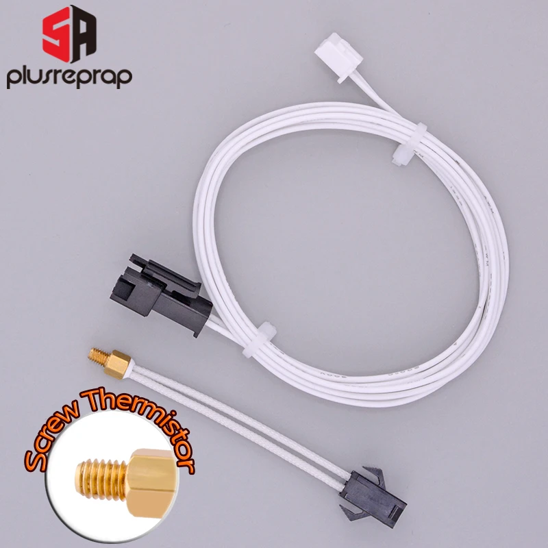 M3 Screw Thermistor NTC100K ATC Semitec 104GT-2 104NT /B3950 300℃ for ENDER-3 Hotend E3DV6 Volcano MK8 3D Printer Extrusion
M3 Screw Thermistor NTC100K ATC Semitec 104GT-2 104NT /B3950 300℃ for ENDER-3 Hotend E3DV6 Volcano MK8 3D Printer Extrusion
